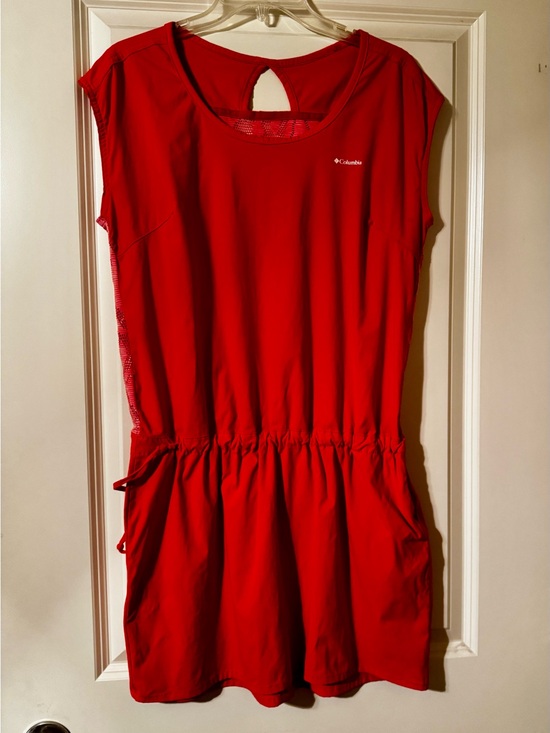 Columbia Dresses & Skirts - Columbia Coral Active Drawstring Waist Performance Dress Size M